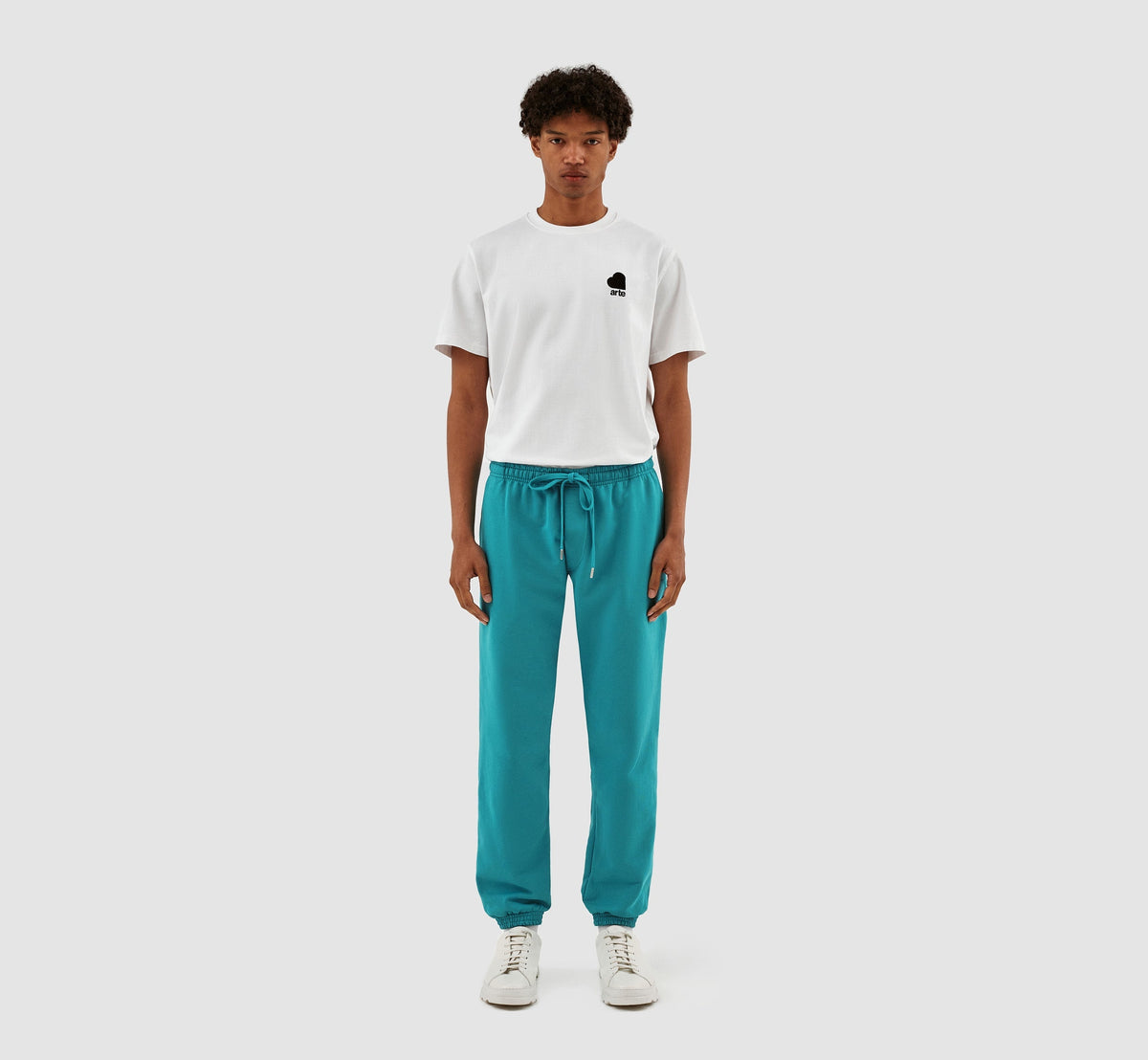 Pantalon avec logo en forme de cœur de Tristian - Bleu lac