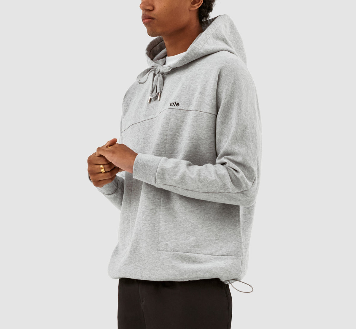 Sweat à capuche Hesse - Gris