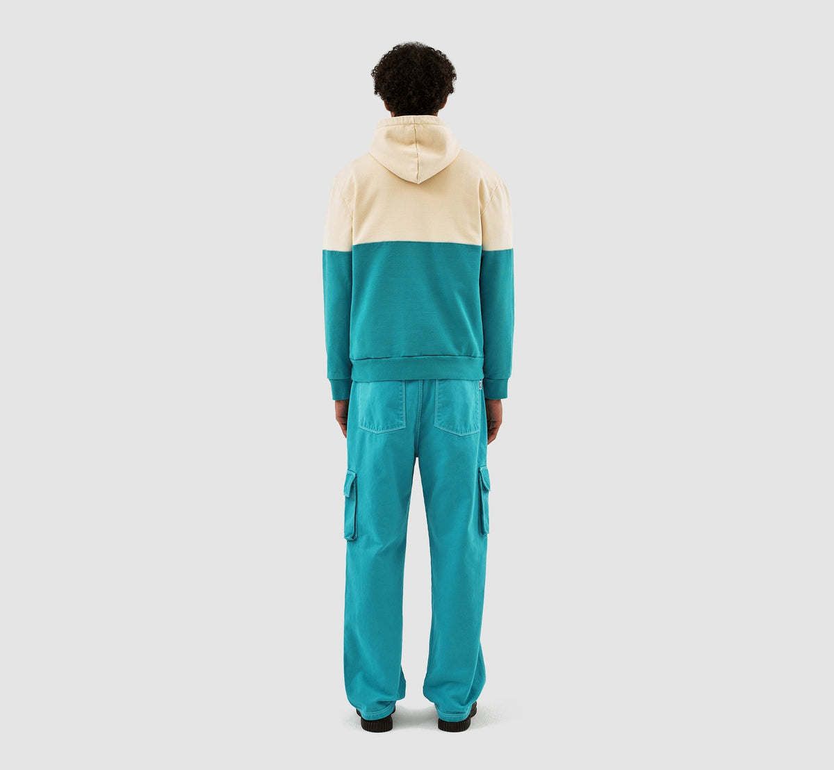 Henny Multi Hoodie - Crème/Bleu de lac