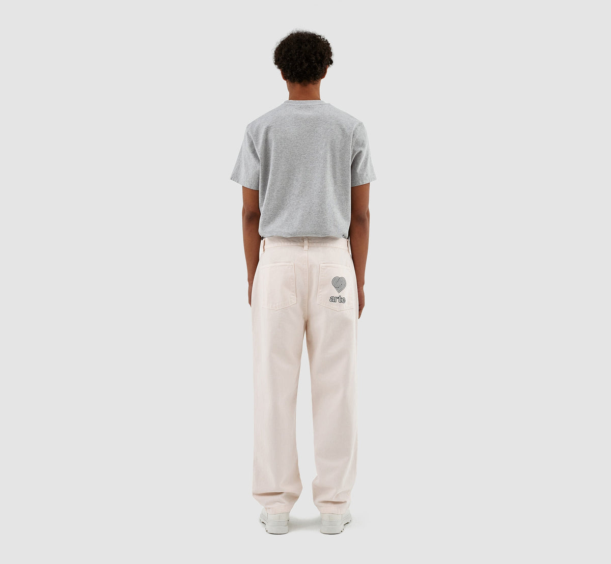 Pantalon Paul Pocket Logo - Crème