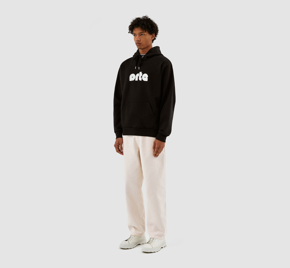 Hannes Bau Hoodie Logo - Noir