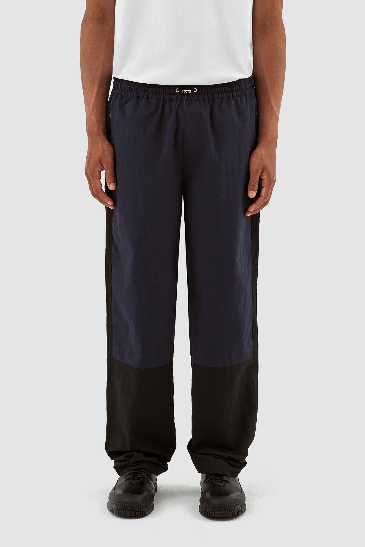 Pantalon Jeremy contrasté - Noir/Marine