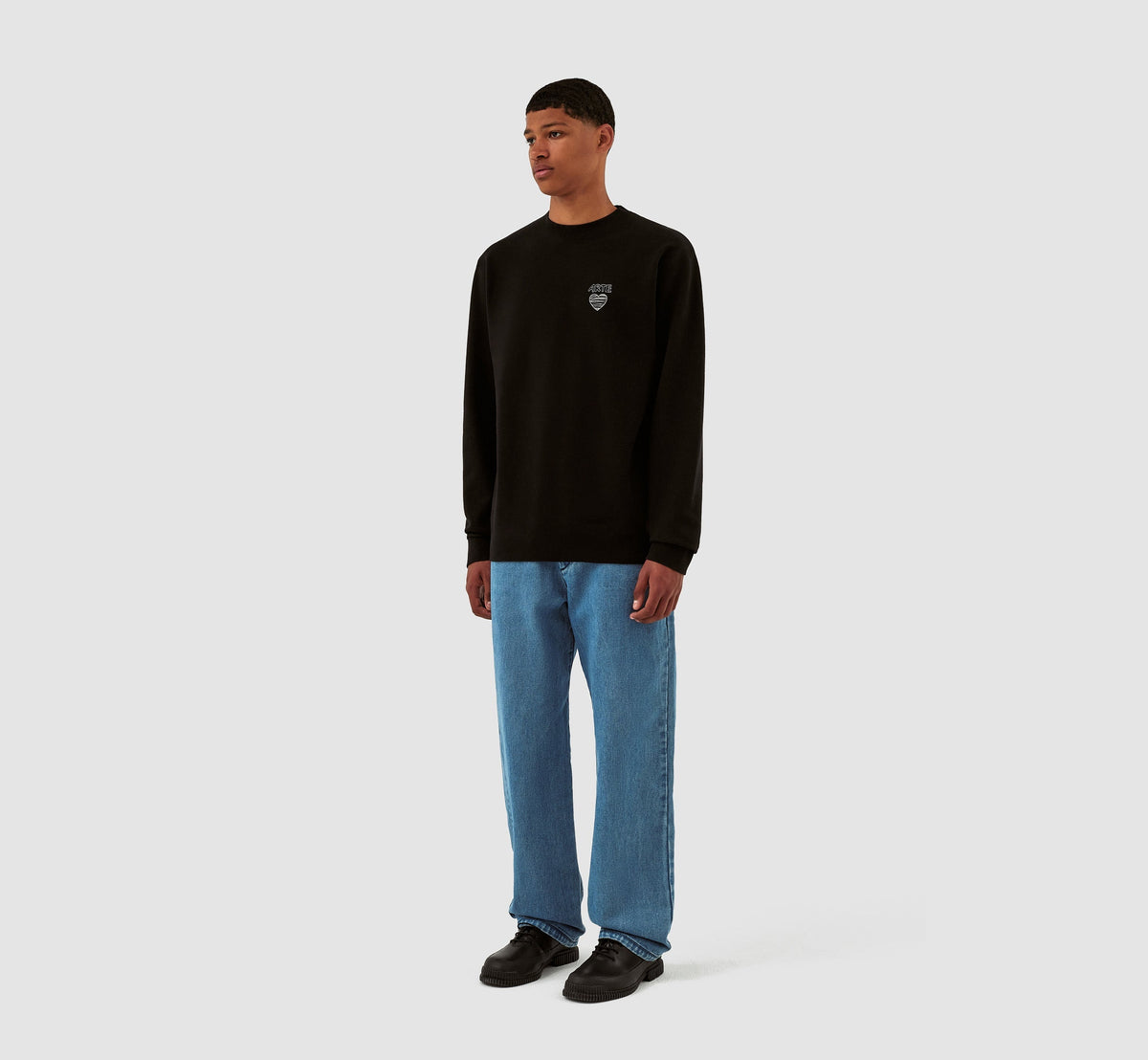 Clarck Scribble Crewneck - Noir