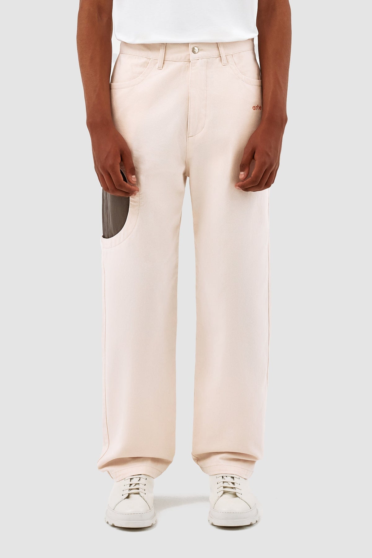 Pantalon Trabal de Jones - Crème/Gris