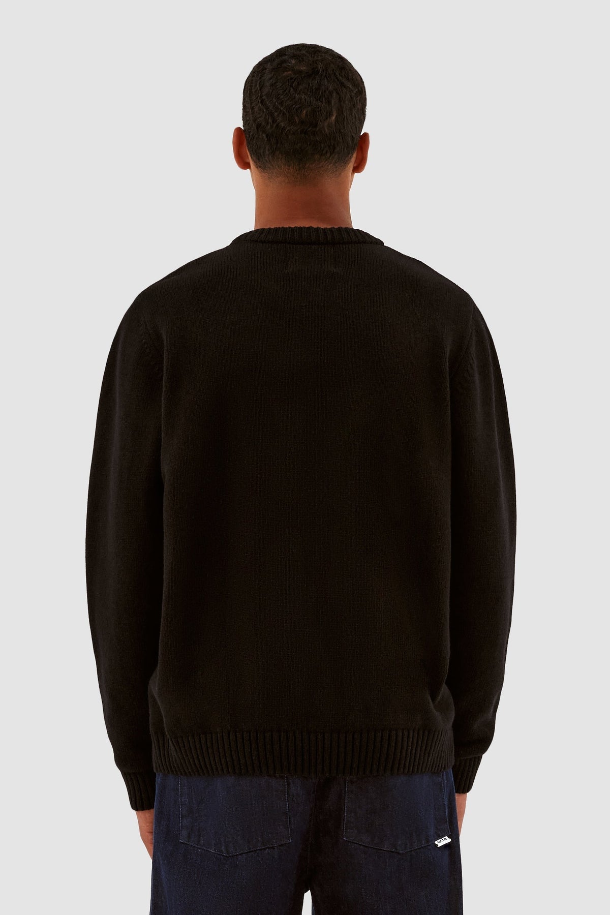 Pull en maille avec logo Kobe - Noir