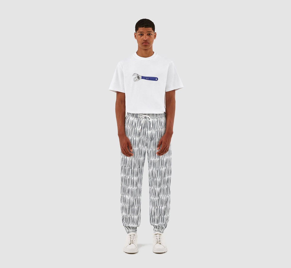 Pantalon Jordan Pereira - Crème/Marine