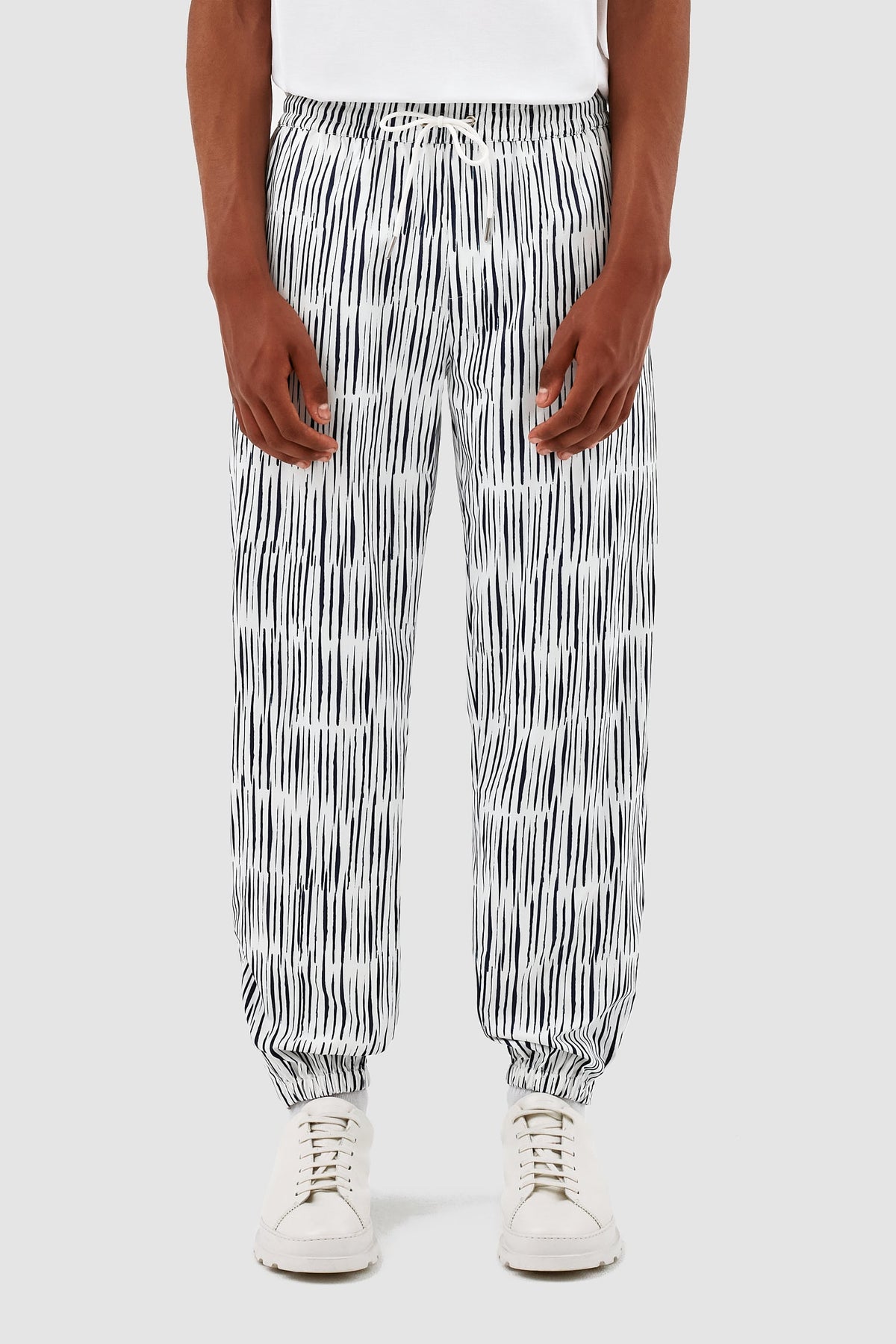 Pantalon Jordan Pereira - Crème/Marine