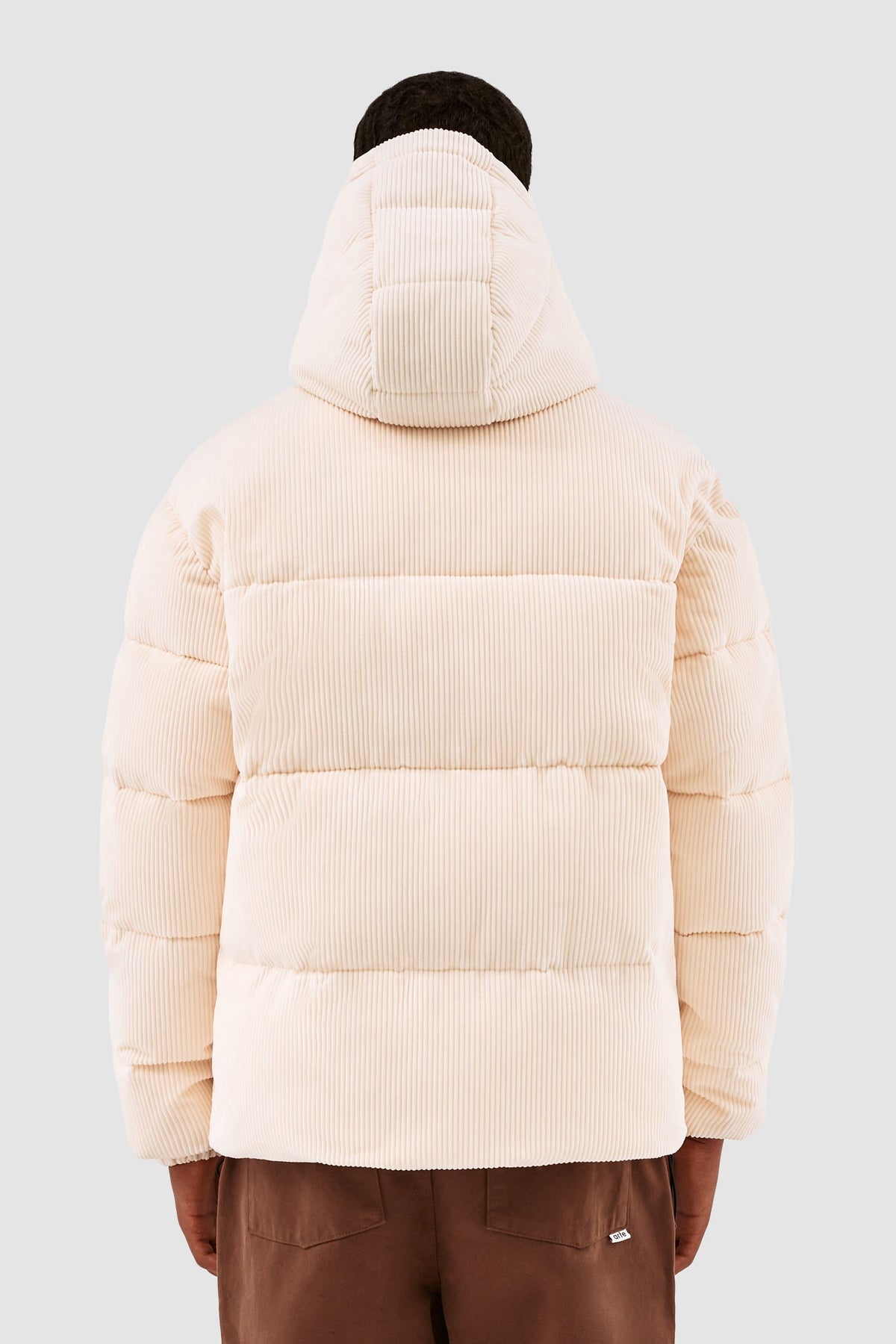 Veste ample en velours côtelé Joey - Crème