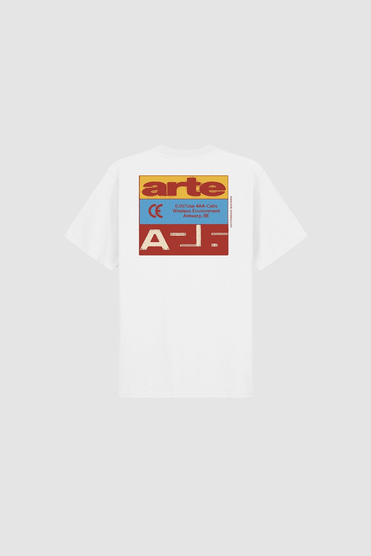 T-shirt « Tricolor Serial » - Blanc