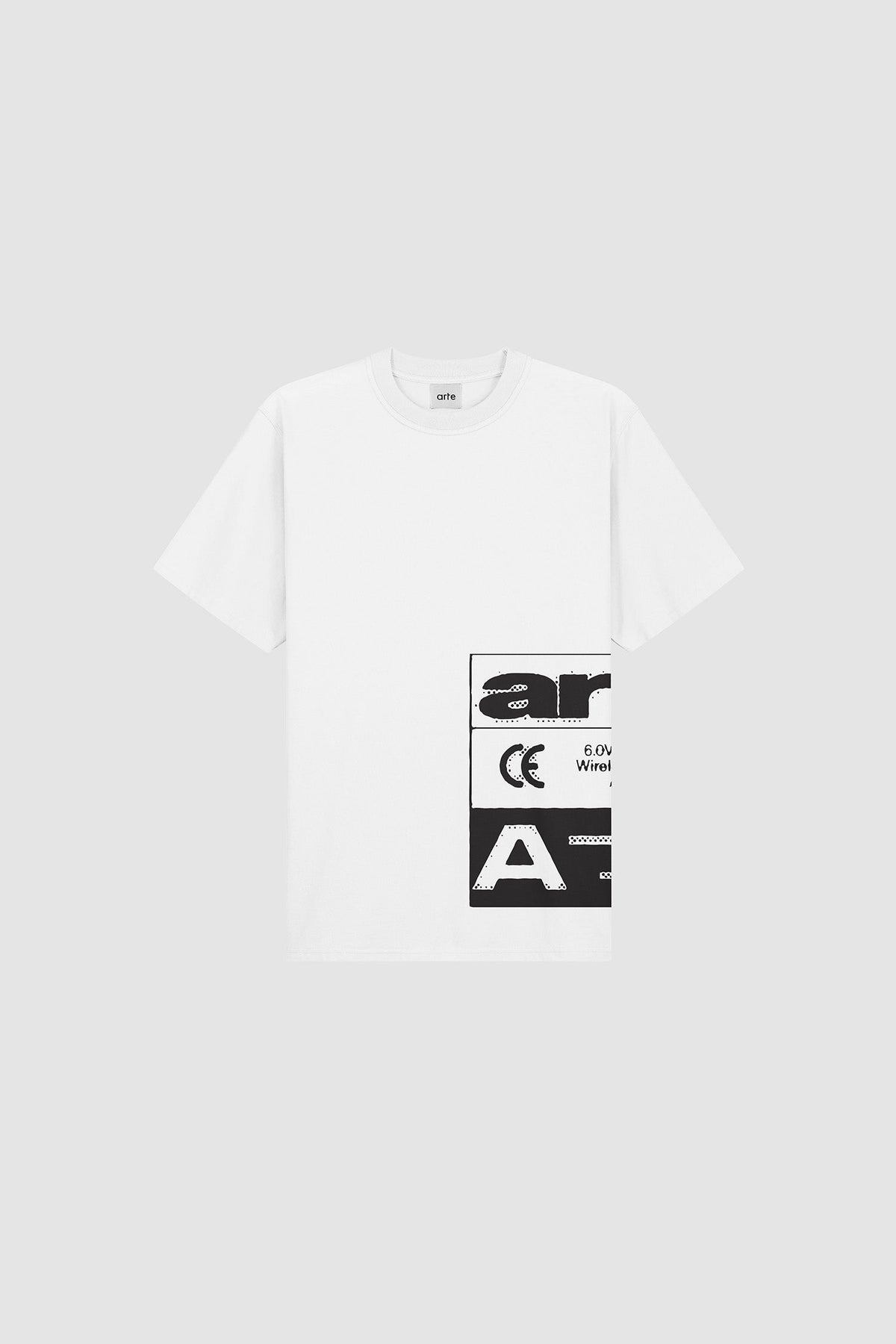 T-shirt « Side Serial » - Blanc