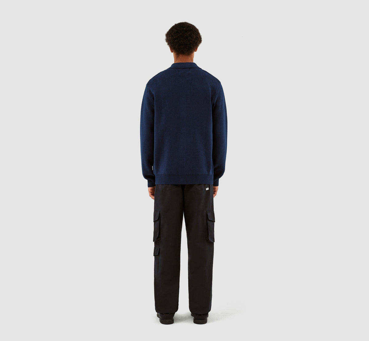 Cardigan à rayures Keler - Marine/Noir