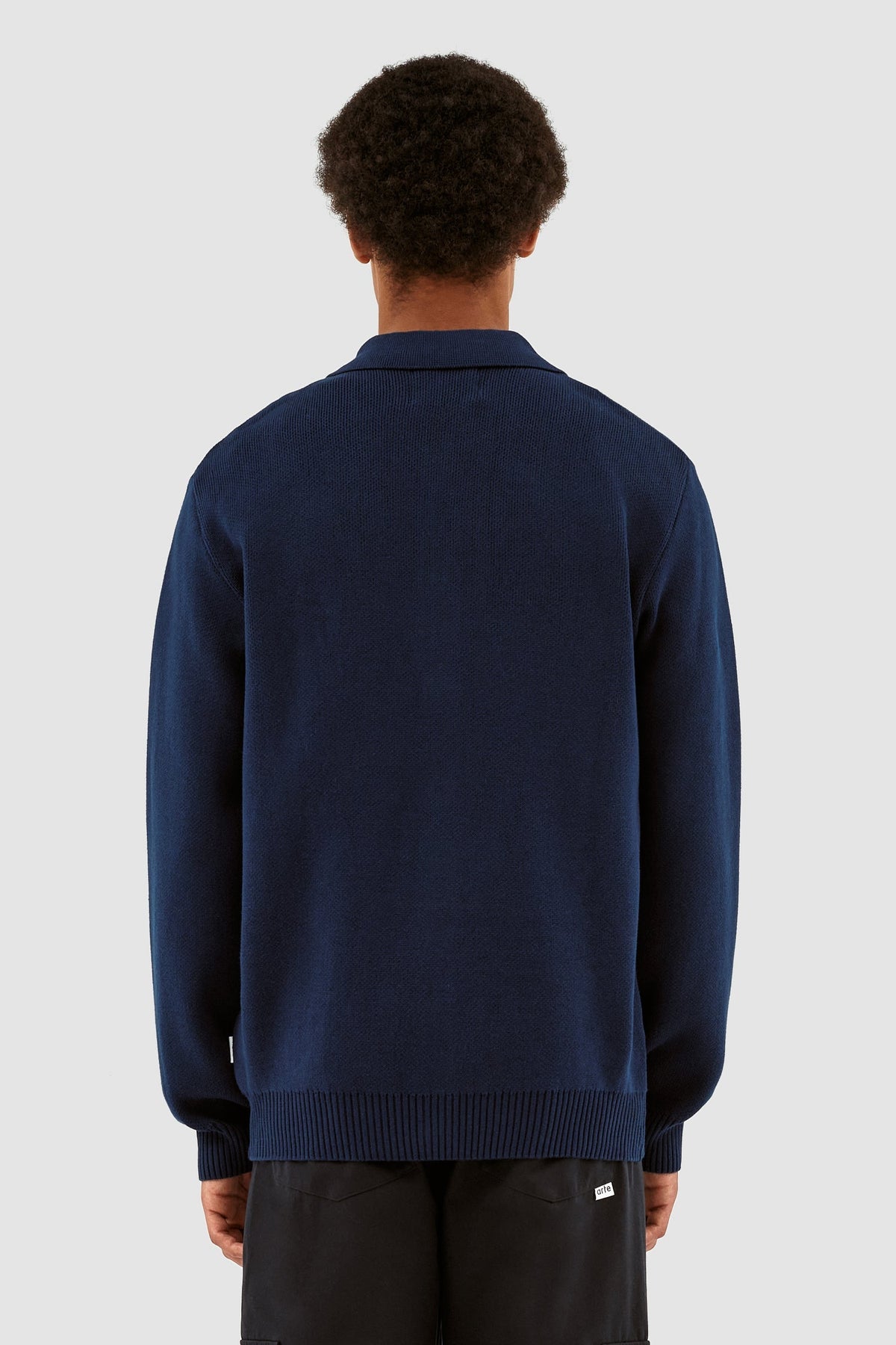 Cardigan à rayures Keler - Marine/Noir