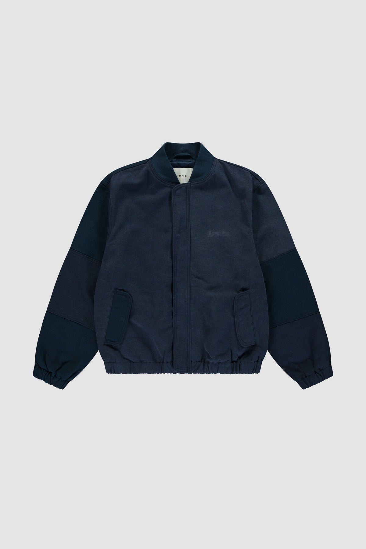 Blouson aviateur en toile - Bleu marine