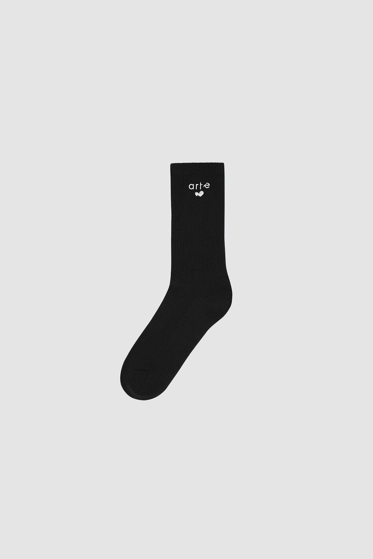 Chaussettes à logo en forme de cœur - Noir
