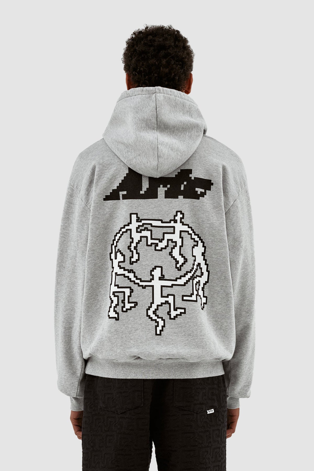 Sweat à capuche Harmon Back Pixel Dancers - Gris