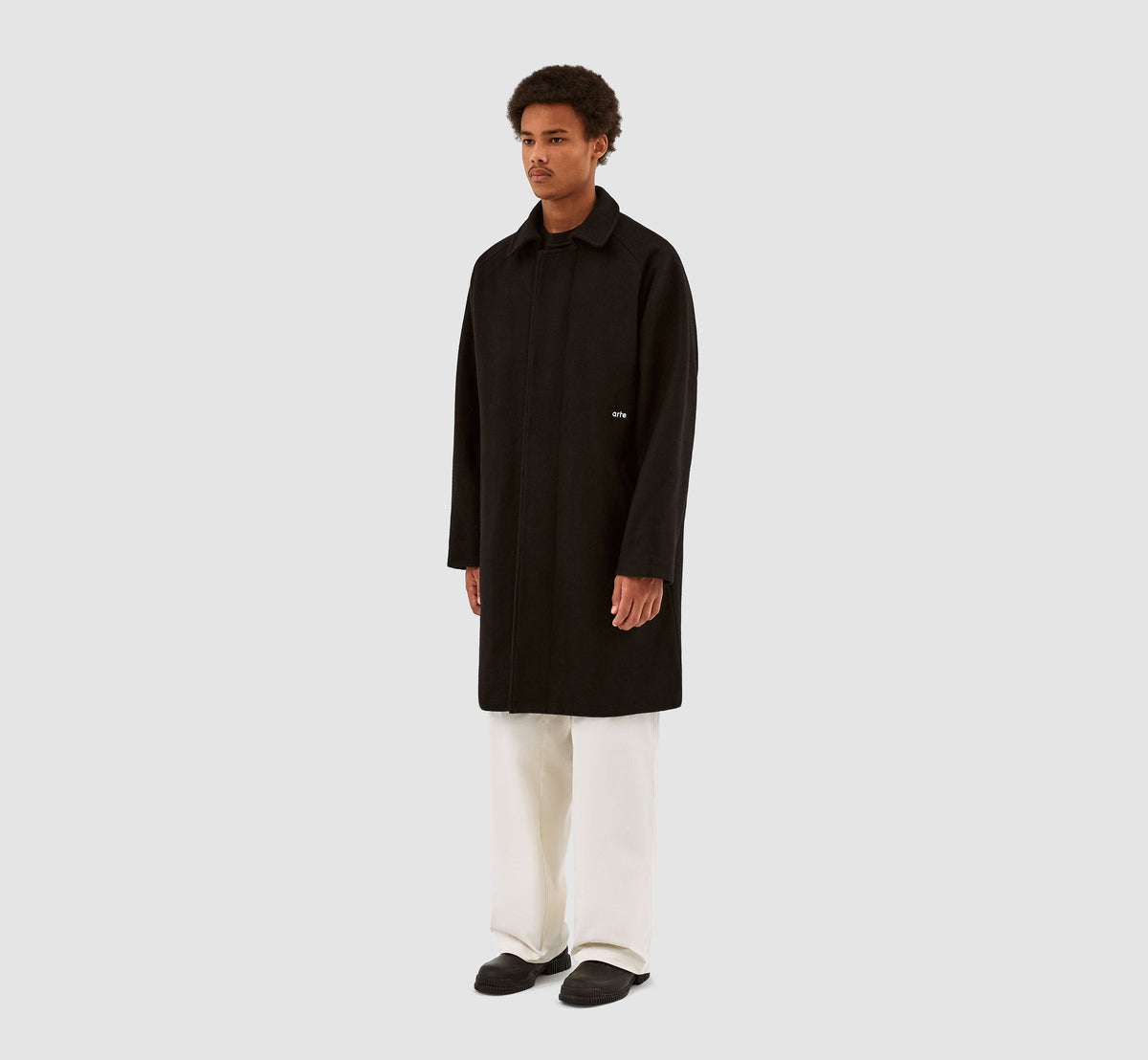 Manteau en laine Jesse - Noir