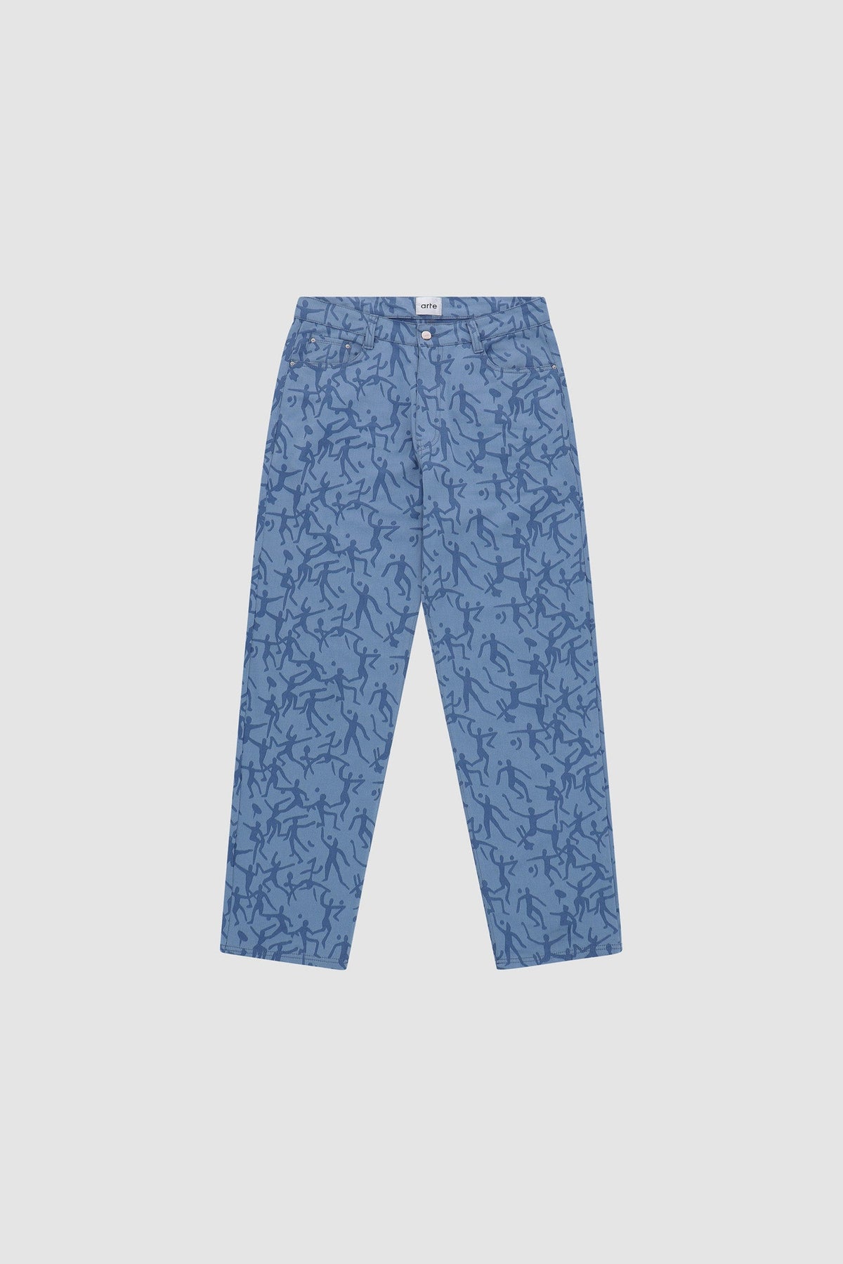 Pantalon James Allover - Bleu