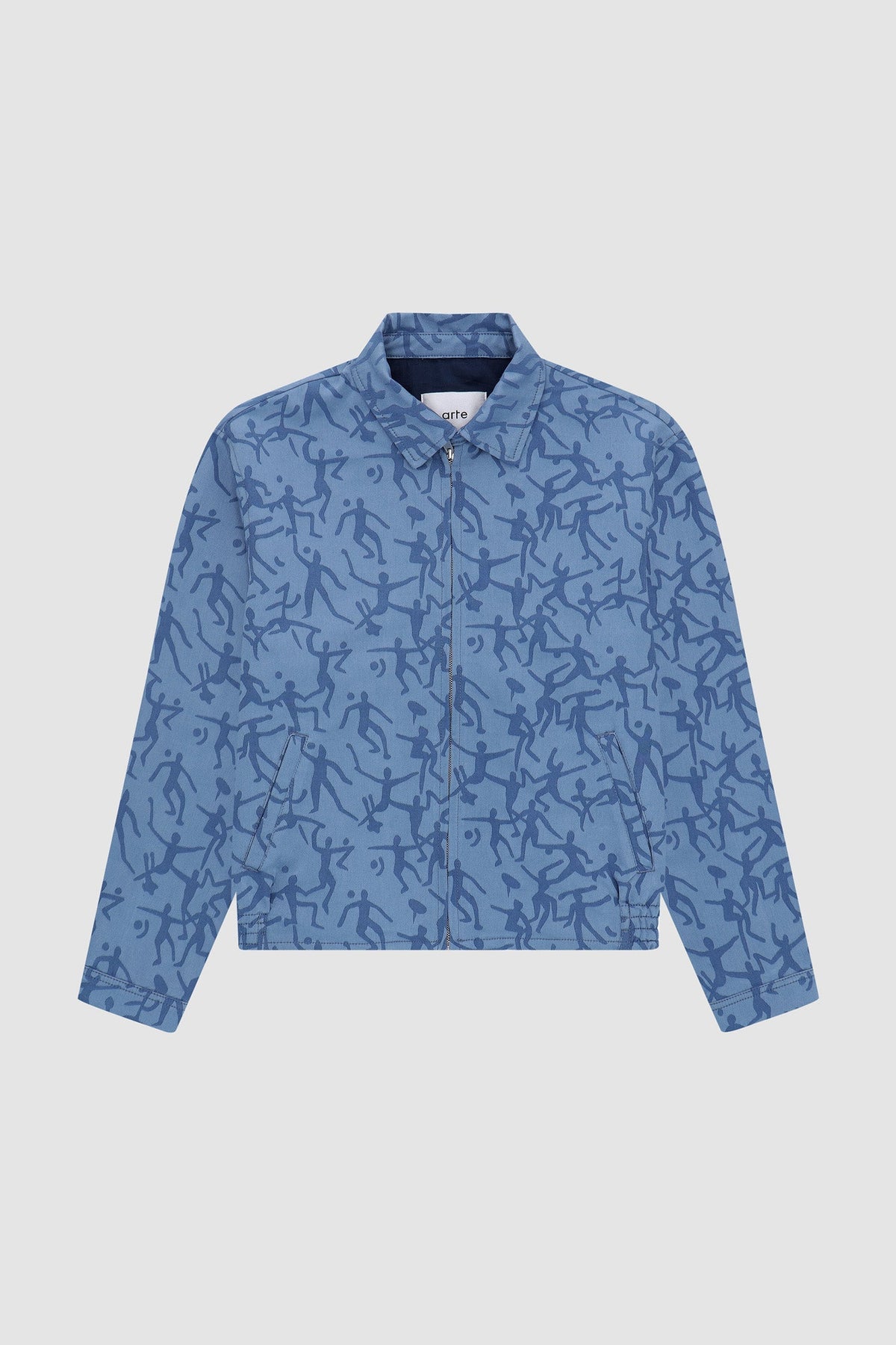 Veste James Allover - Bleu