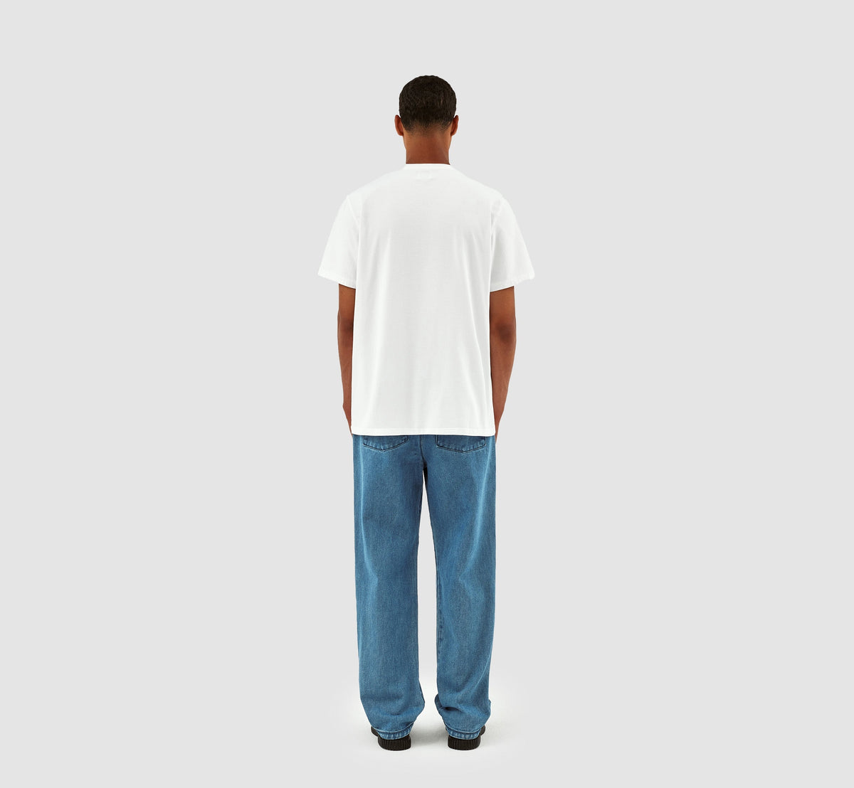 T-shirt avec logo en bloc Turner - Blanc