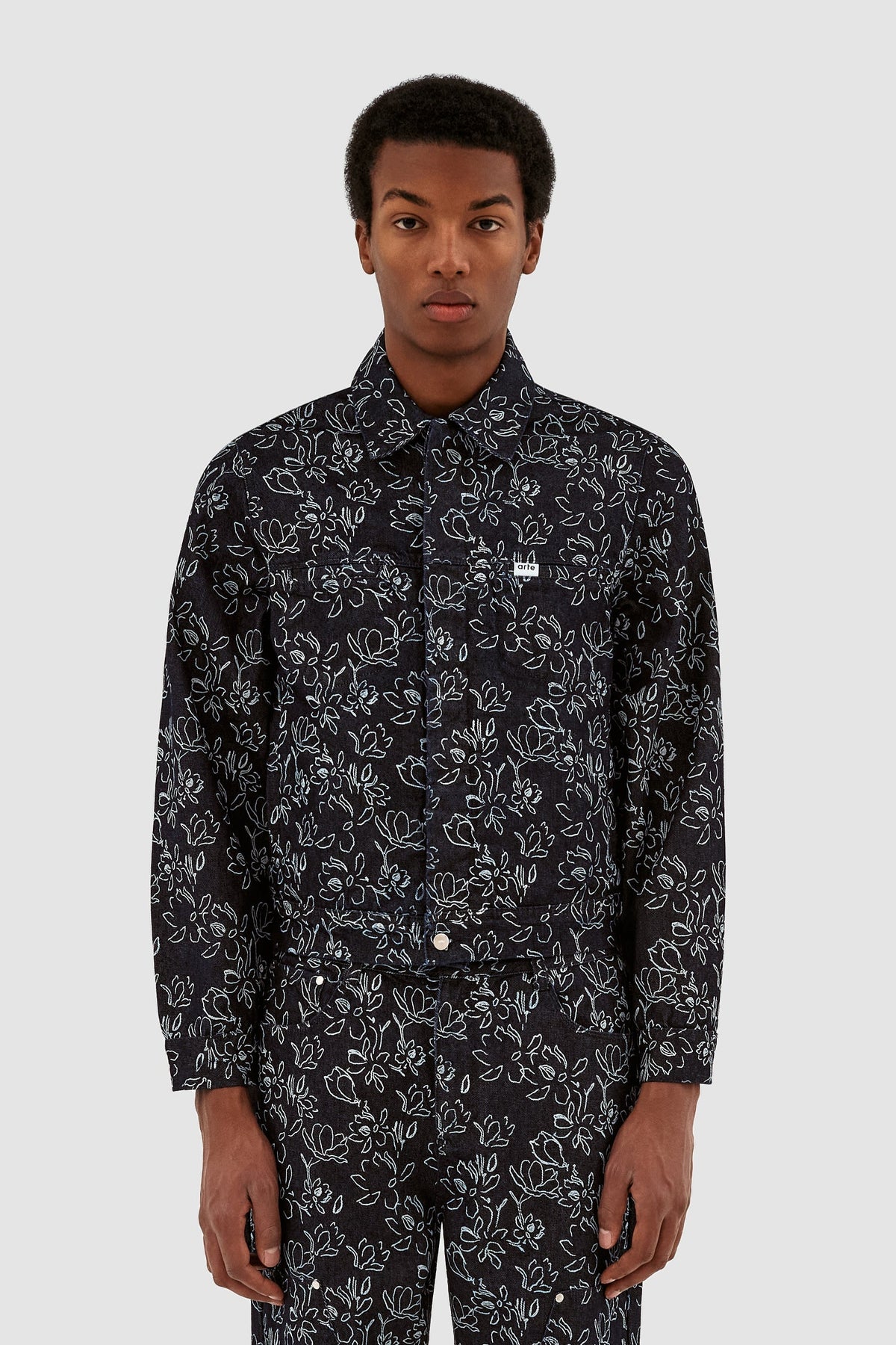 Veste Jones Flowers - Marine