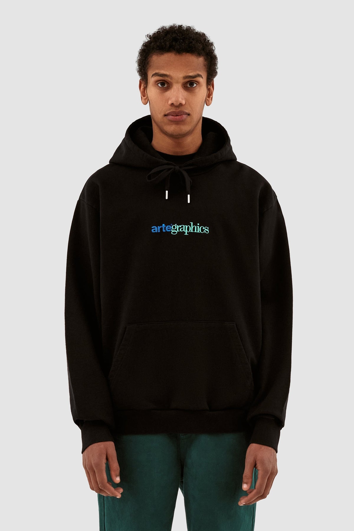 Sweat à capuche graphique Harmon - Noir