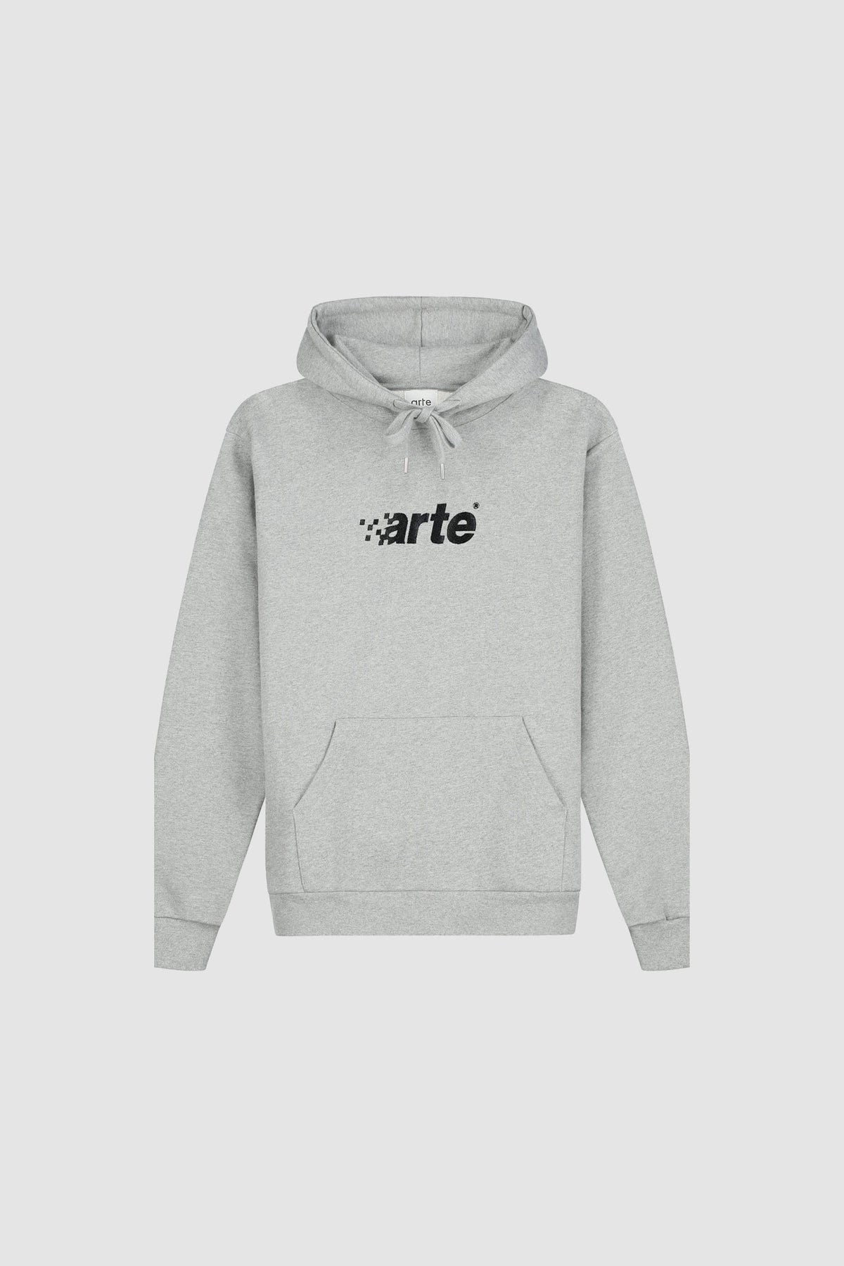 Sweat à capuche Harmon Pixel Logo - Gris