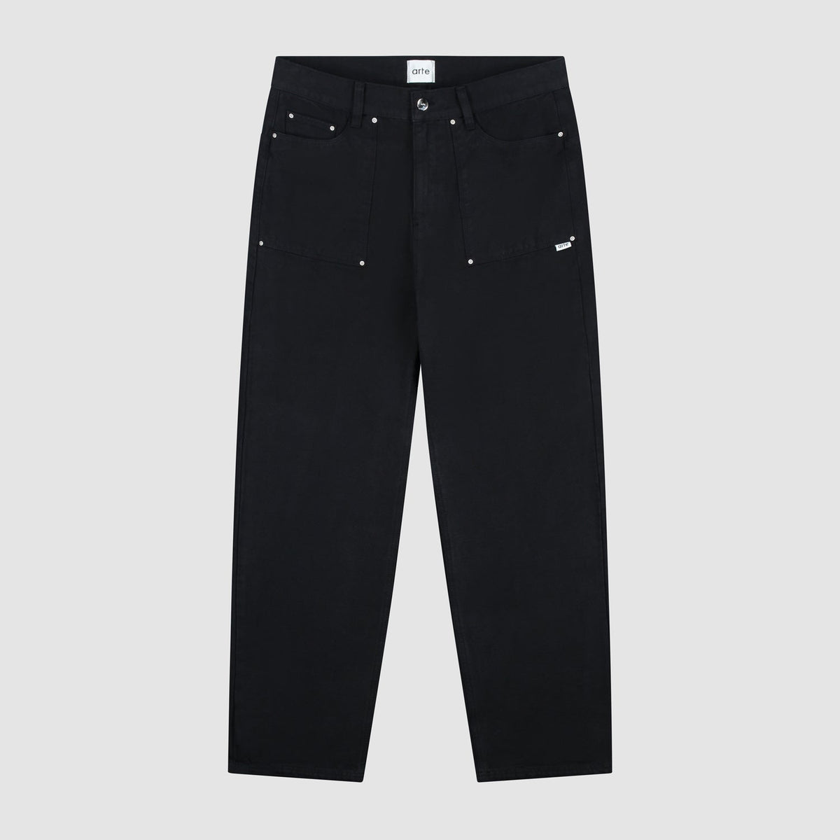 Pantalon Paul en toile - Noir