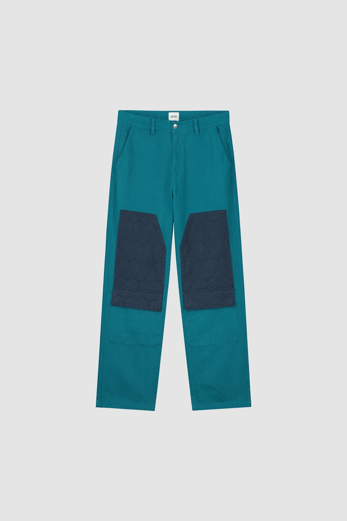 Pantalon rembourré Jules Heart - Bleu pétrole