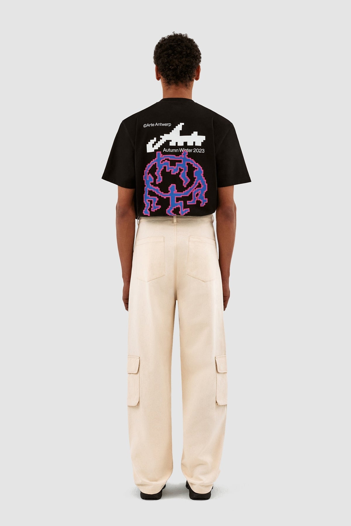 Pantalon cargo Jaden - Crème