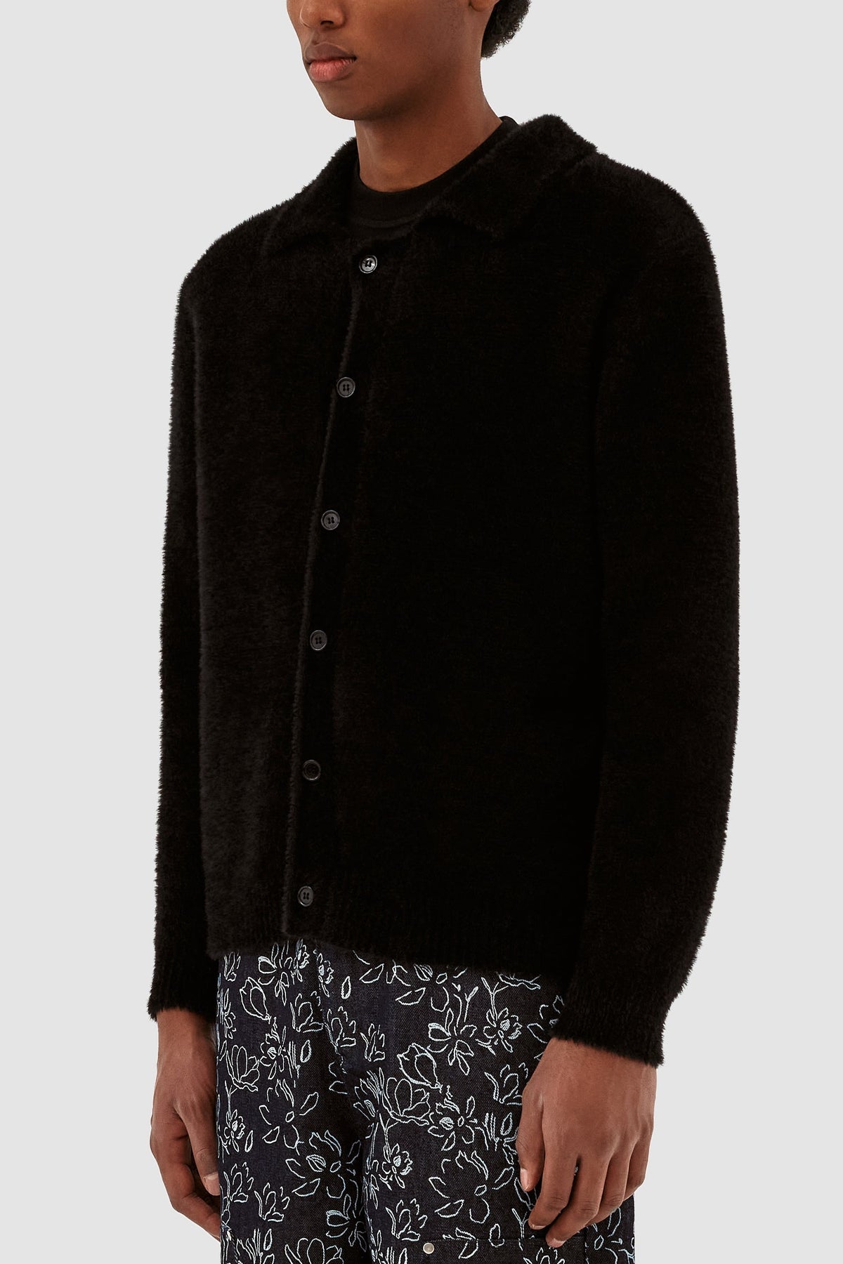 Cardigan Kyle Fluffy - Noir