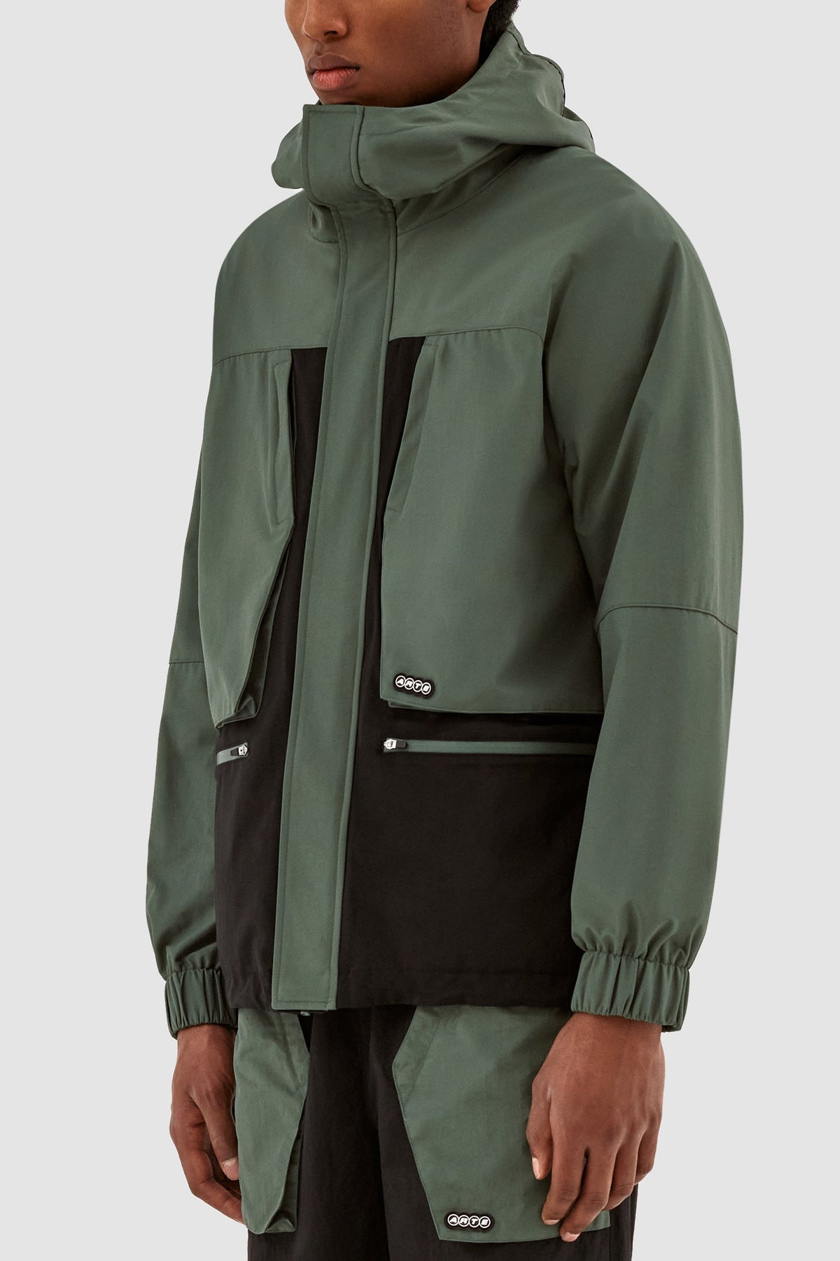 Veste contrastée Jake - Noir/vert