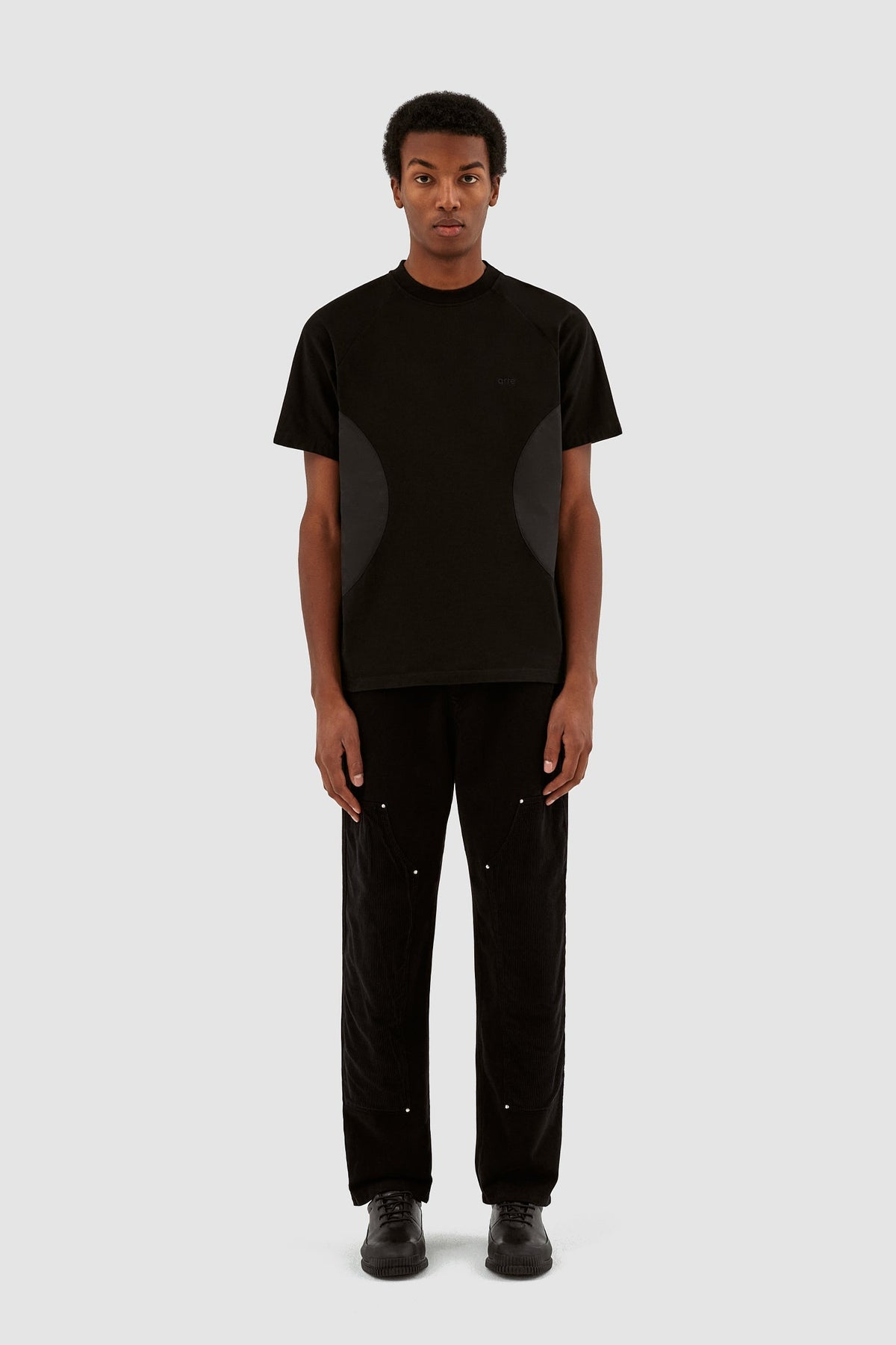 T-shirt Theo W Cuts - Noir