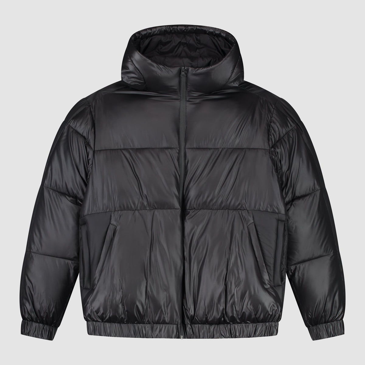 Veste polaire brillante - Noir