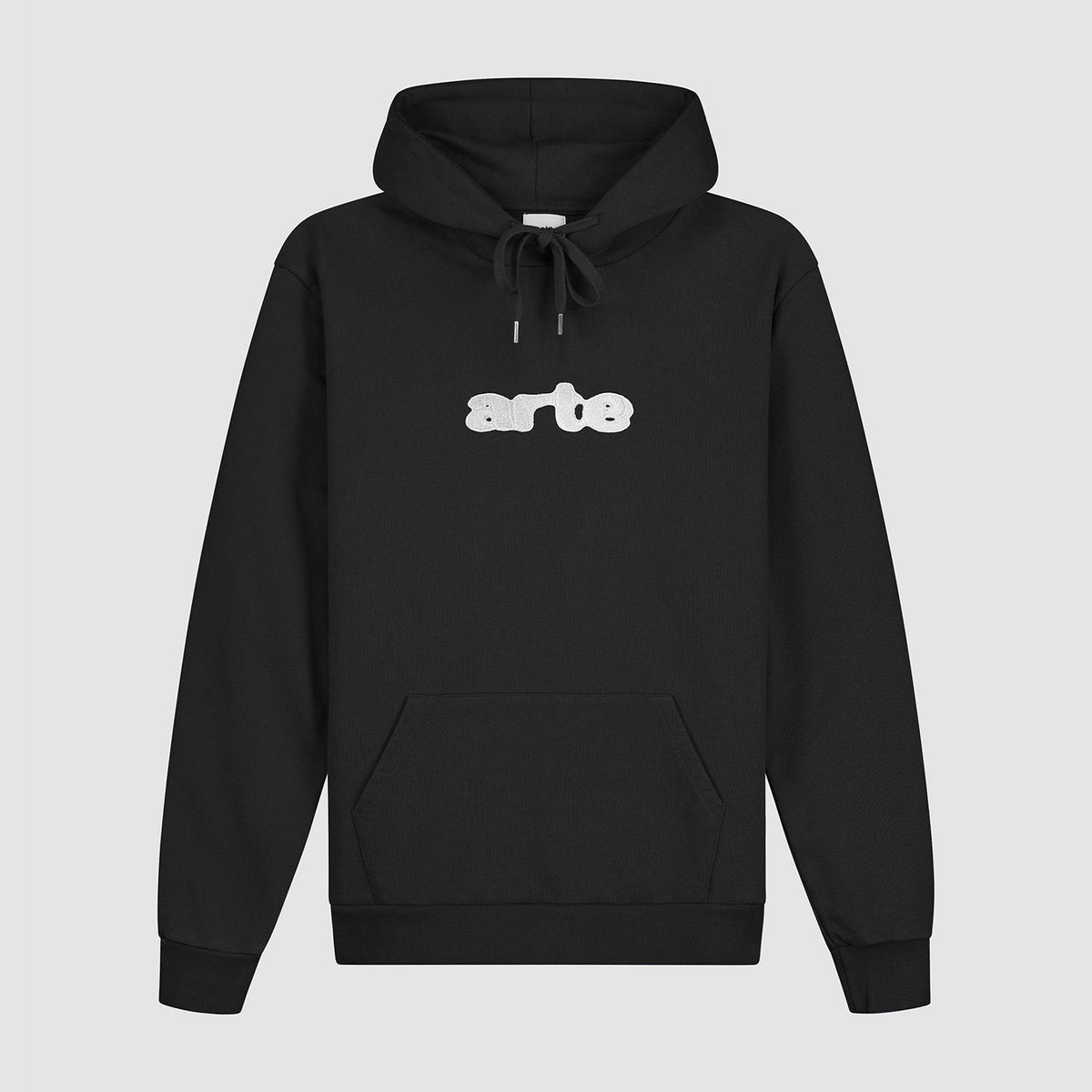 Sweat à capuche avec logo brodé - Noir