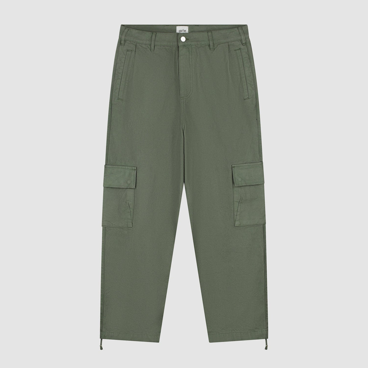 Pantalon cargo bas - Vert