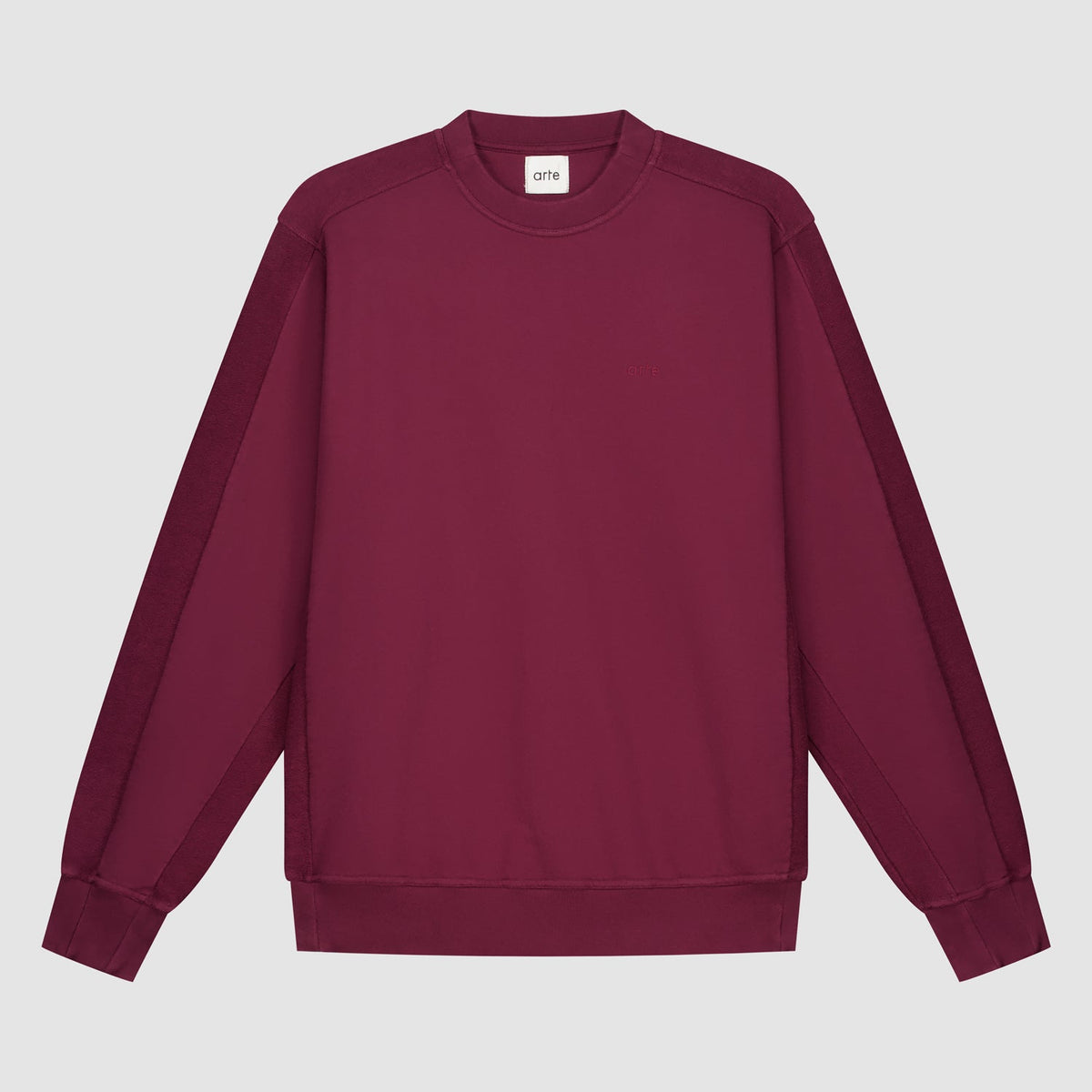 In/Out Crewneck - Bordeaux