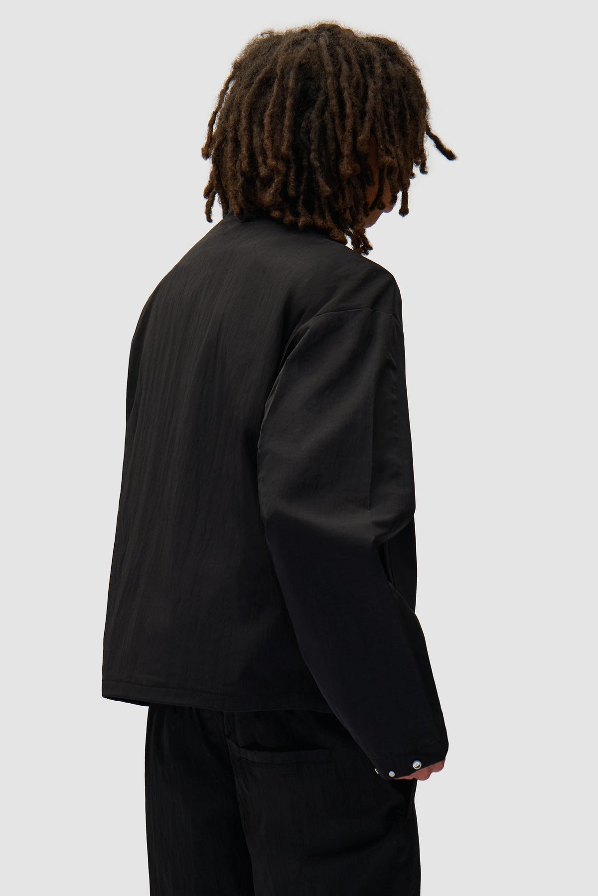 Veste de survêtement en nylon - Noir