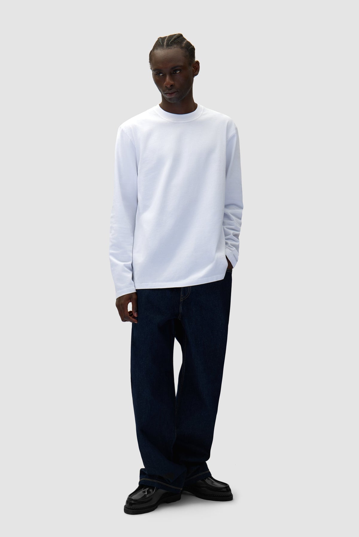 Diels Scribble Longsleeve - Blanc
