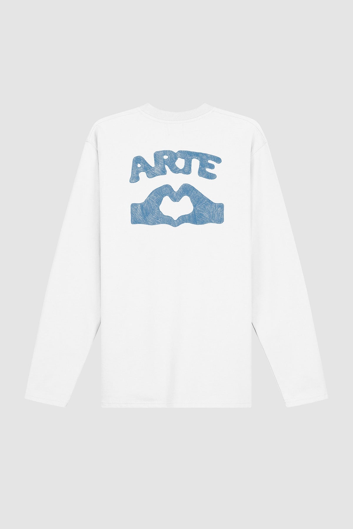 Diels Scribble Longsleeve - Blanc