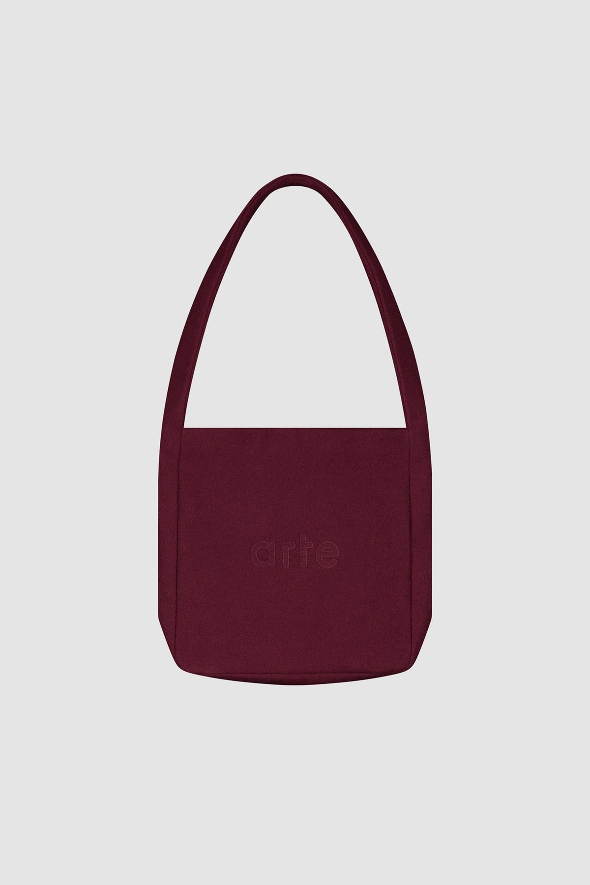 Sac en laine bouillie - Bordeaux