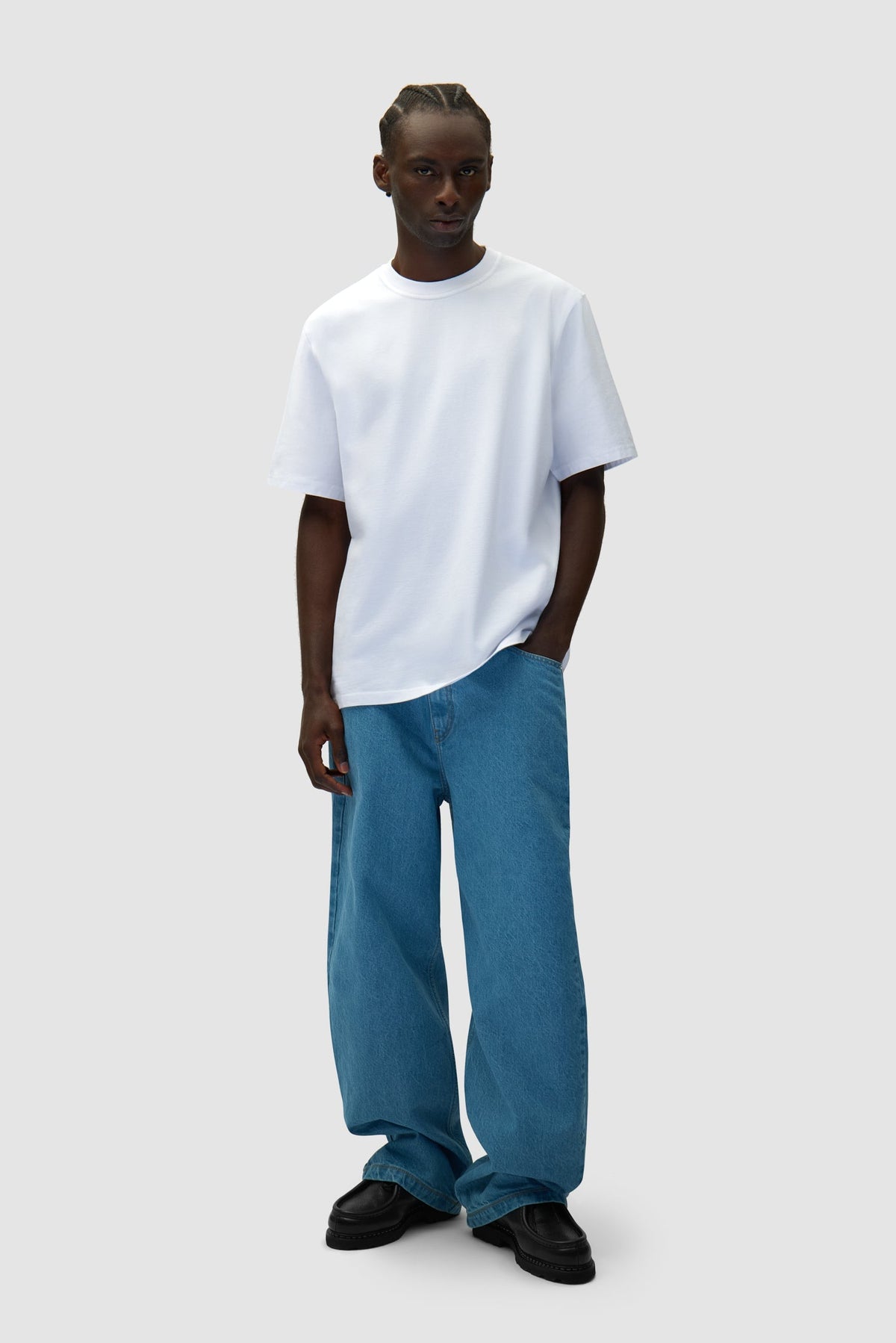 T-shirt imprimé œil - blanc