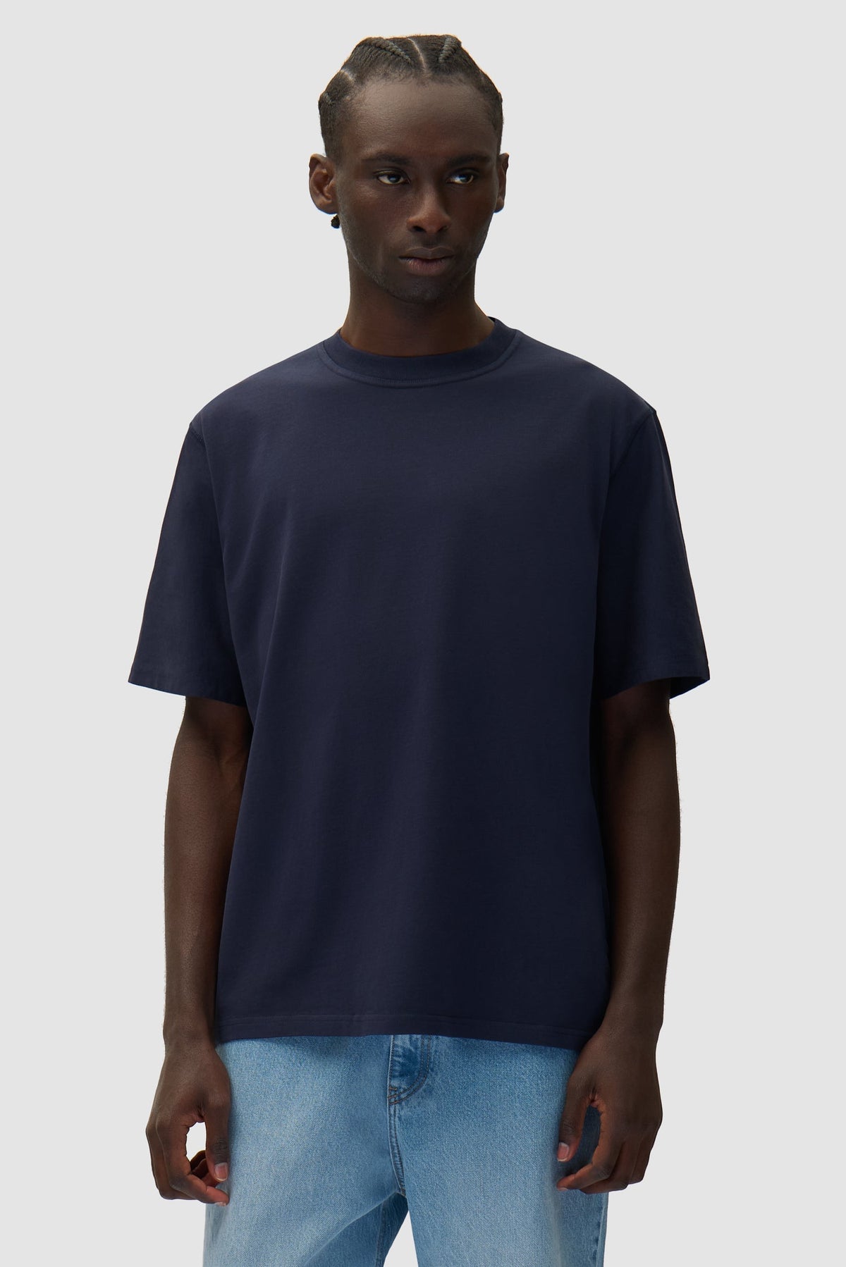T-shirt à imprimé découpé - Navy