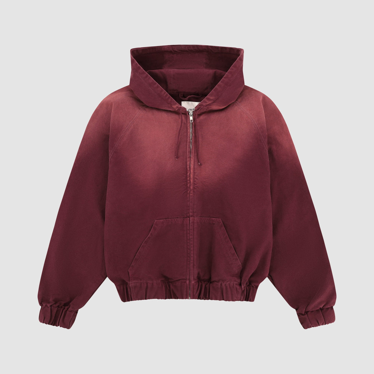 Veste à capuche en toile Sunfade - Rouge