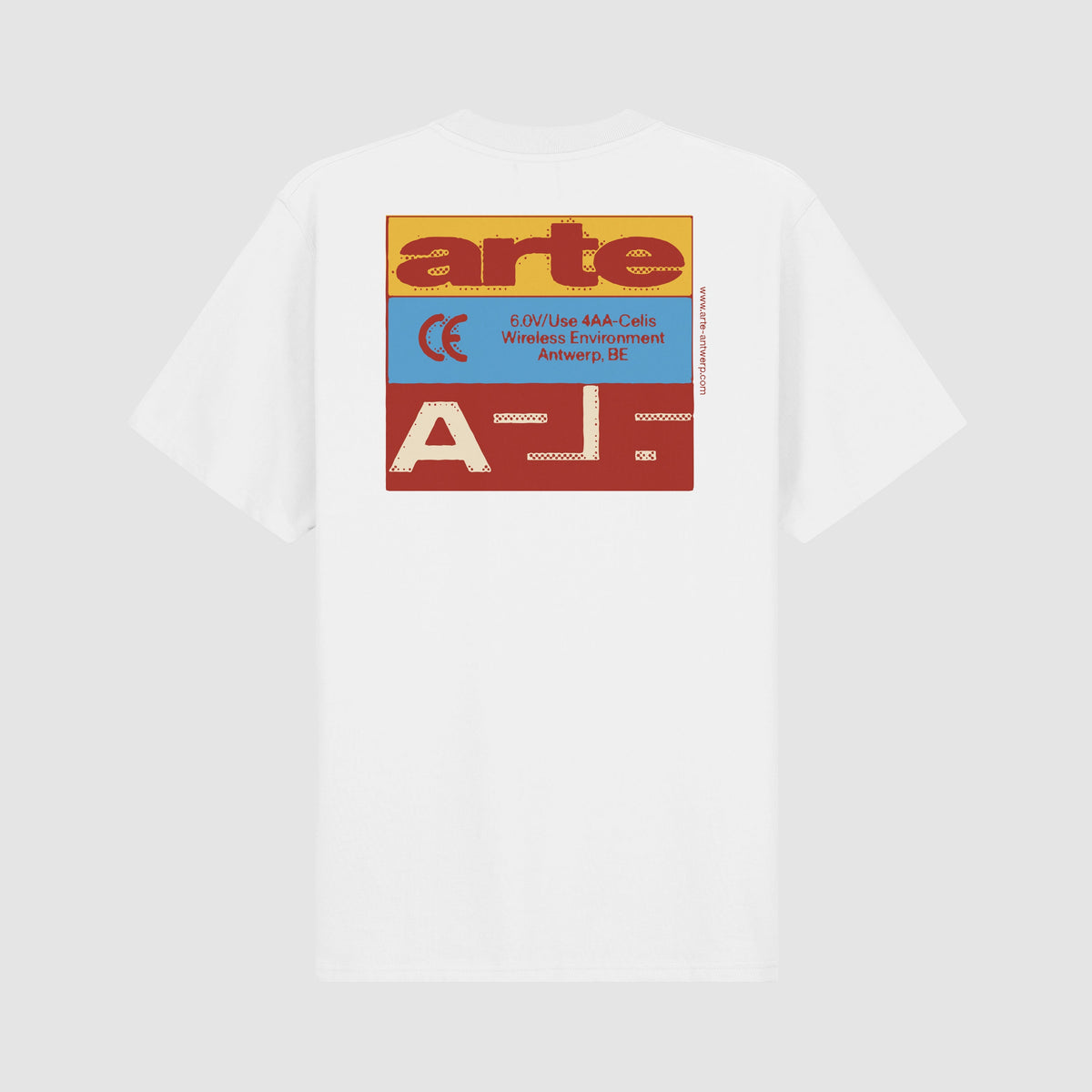 T-shirt « Tricolor Serial » - Blanc
