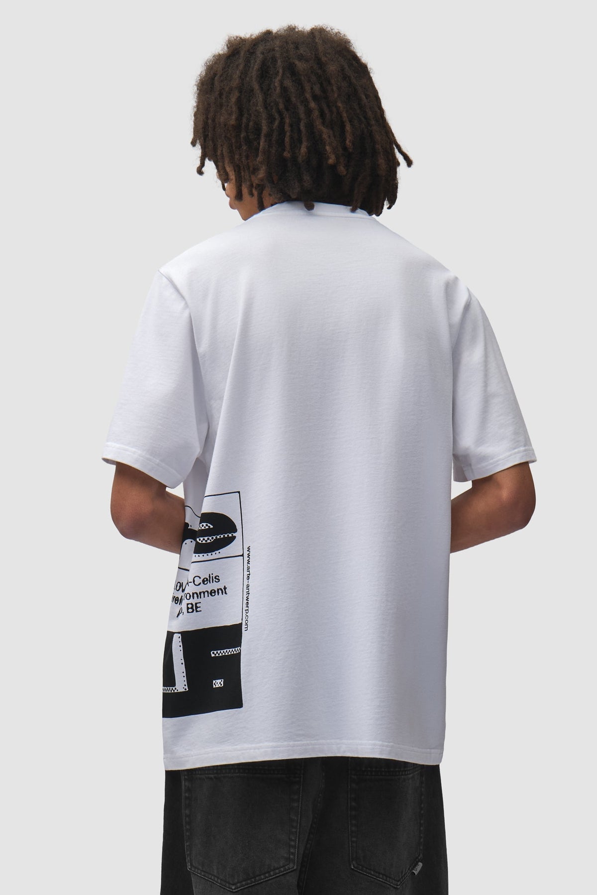 T-shirt « Side Serial » - Blanc