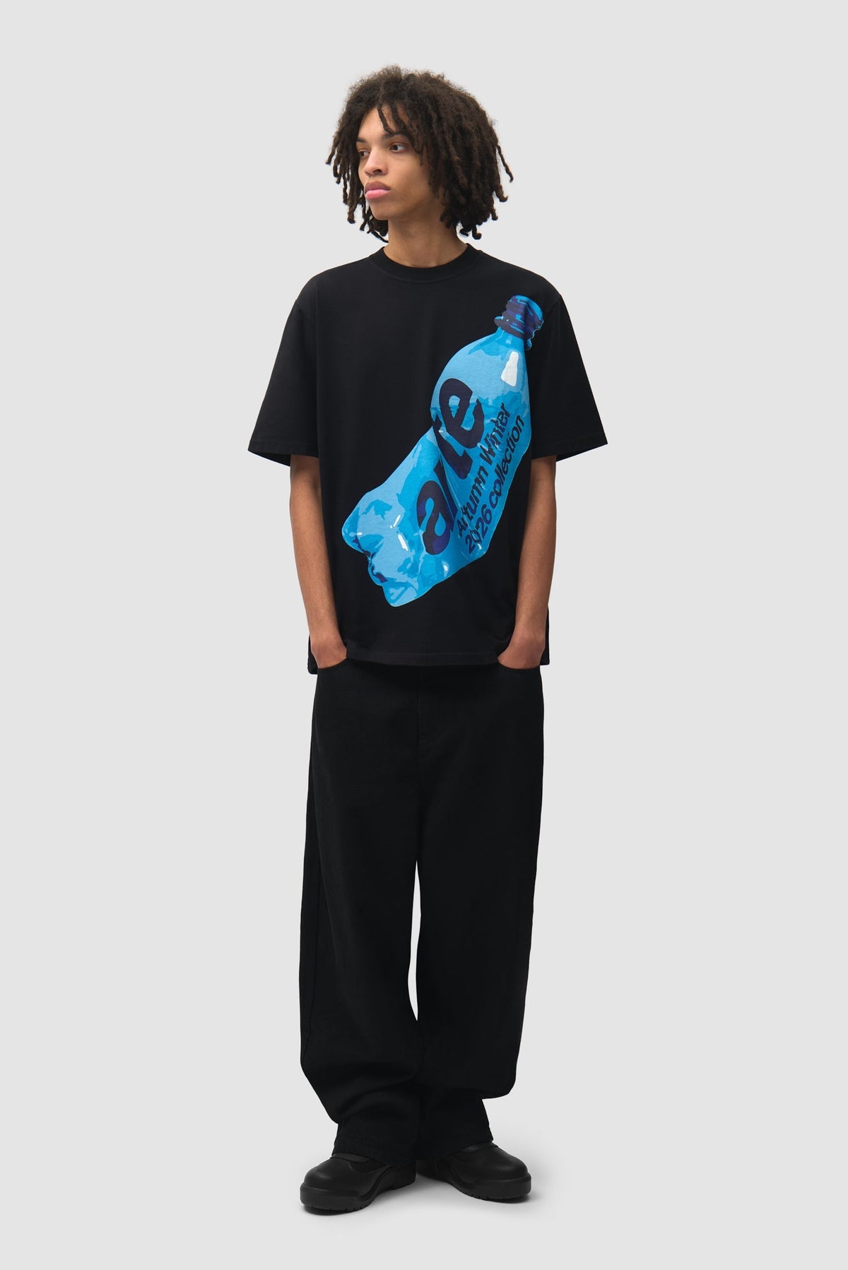 T-shirt à usage unique - Noir
