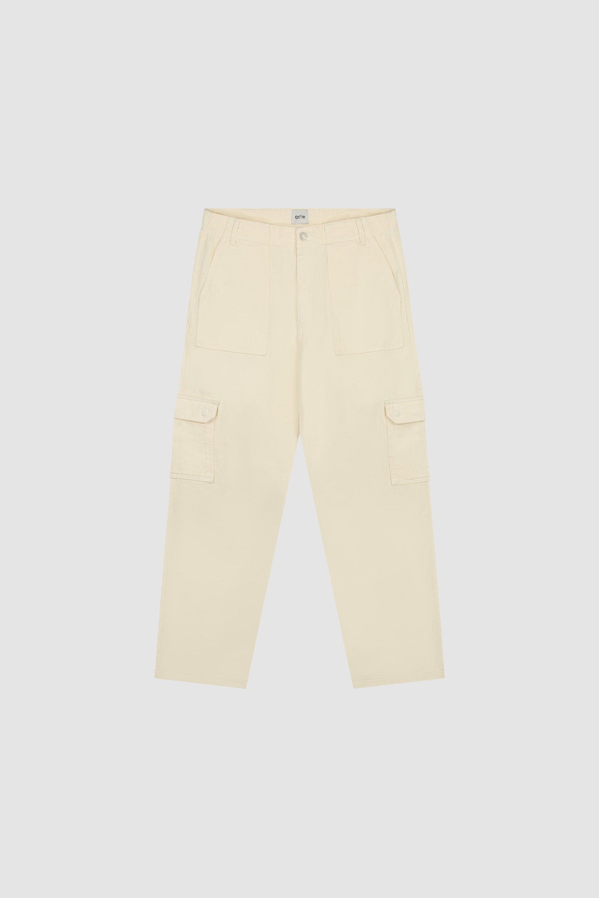Pantalon cargo - Crème