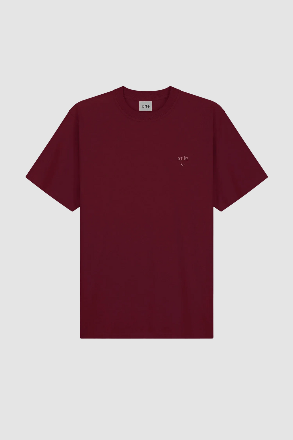 Arte Heart T-shirt - Bordeaux