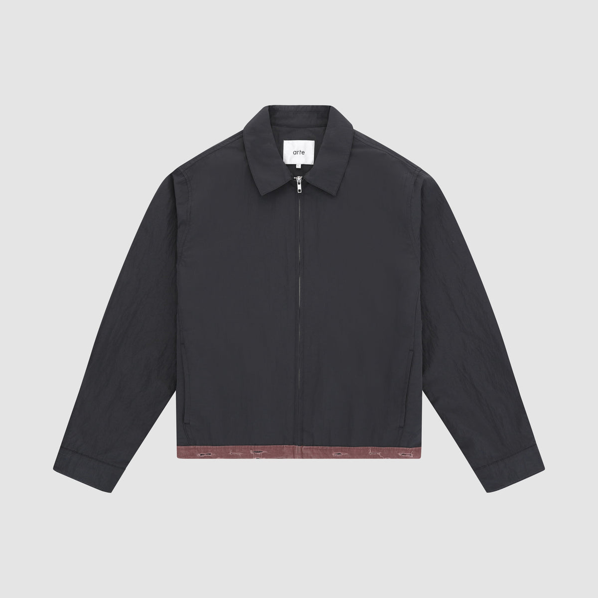 Veste classique en ruban de lin - Noir