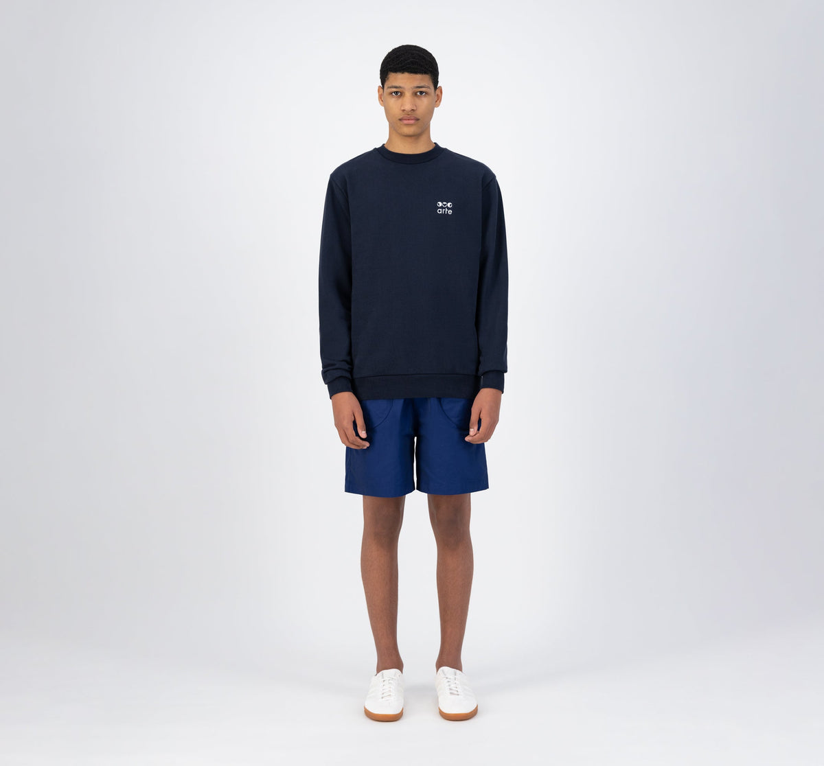 Cruz Triple Crewneck - Marine